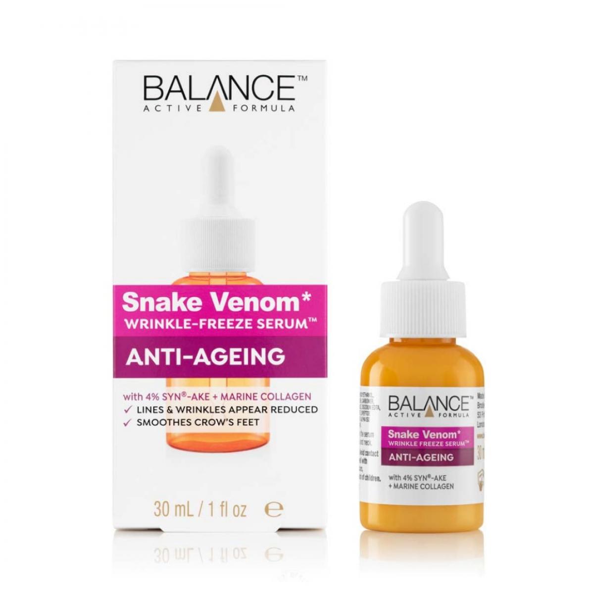 سرم جوانساز و ضدچروک مدل Snake Venom - Skincare Snake Venom Wrinkle-Freeze Serum